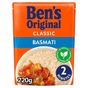 Ben’s Original Basmati Microwave Rice 220g | UK Grocery | AK World Mart