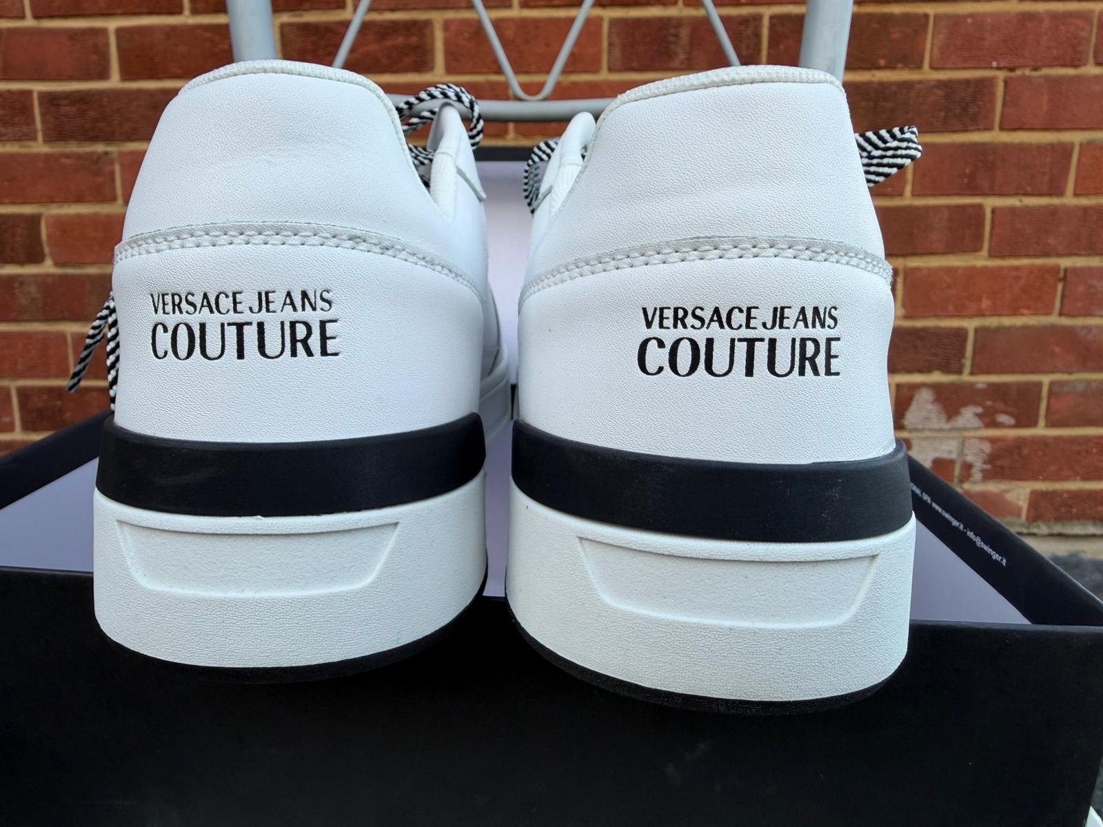 Versace Jeans Couture White Trainers – Brand New Designer Sneakers | AK World Mart UK - Image 6
