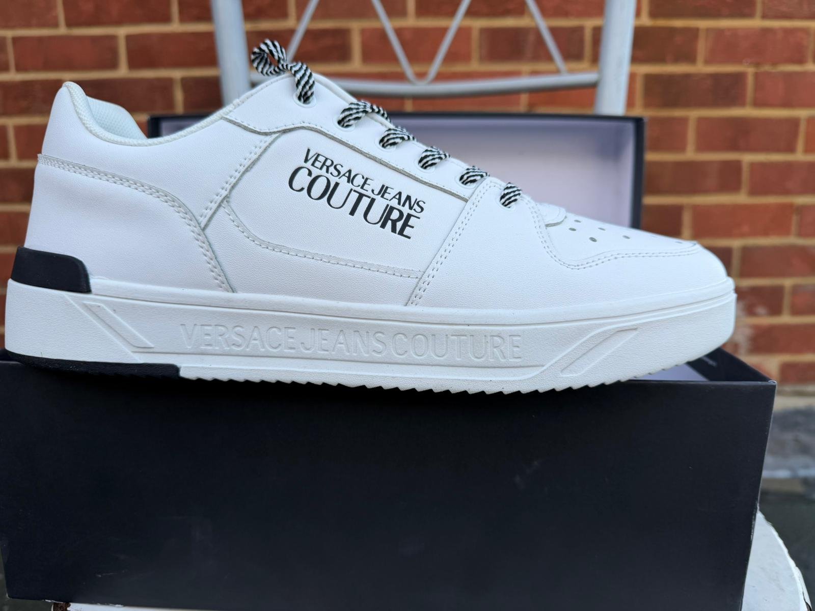 Versace Jeans Couture White Trainers – Brand New Designer Sneakers