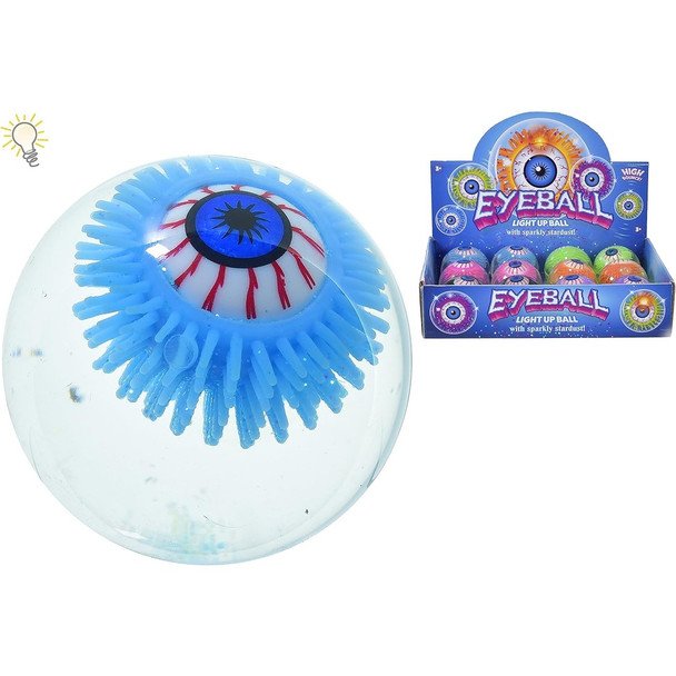 Eyeball Light Up Sparkling Bouncy Ball | Kids Toy UK | AK World Mart