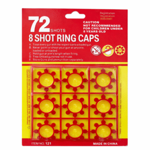 ring caps, toy gun ammo, cap gun refill, 8 shot caps, toy revolver caps, cap gun accessories, kids toy ammo, ak world mart