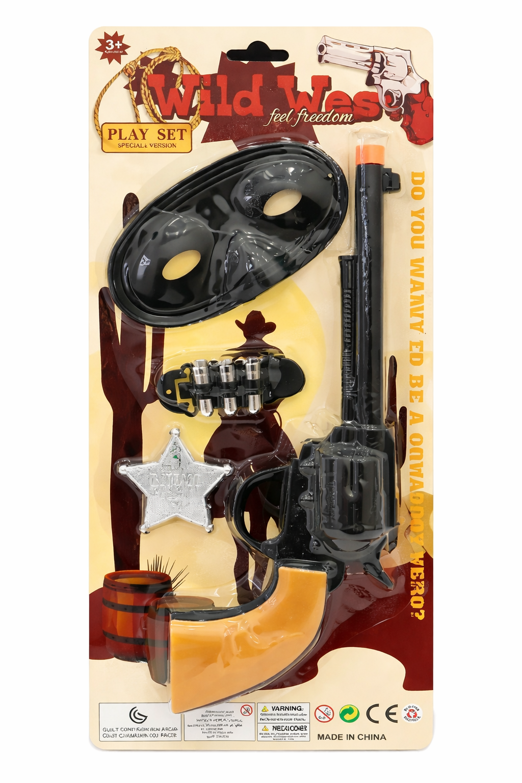 Toy Wild West Guns Set – Western Cowboy