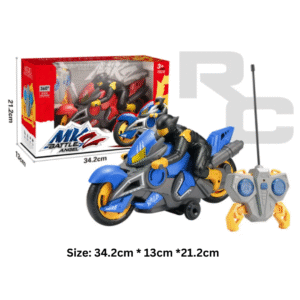 Kids Motorcycle Bike Remote Control Battle Angel MK2 Vehicle Toy Game Play Set