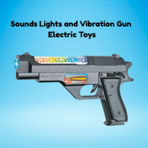 Kids Toy Sounds Lights and Vibration Gun, Electric Toys Flame Gun for Childrens