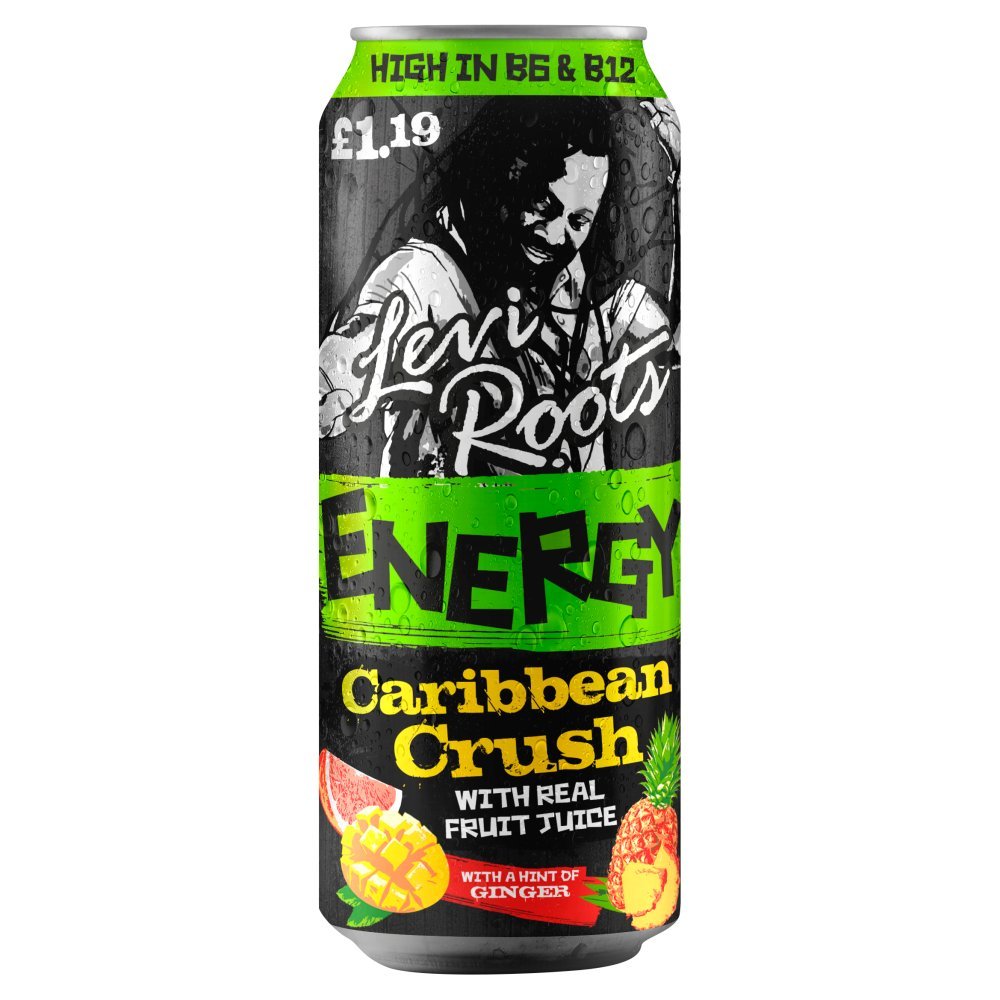 Levi Roots Energy Caribbean Crush 12 x 500ml units