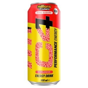 C4 Millions Strawberry Zero Sugars Explosive Performance Energy Drink 12 x 500ml cans