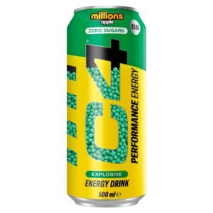 C4 Millions Apple Zero Sugars Explosive Performance Energy Drink 12 x 500ml cans