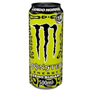 Monster Energy Drink Lando Norris Zero Sugar 12 x 500ml cans (price-marked £1.65 each)
