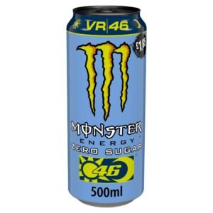 Monster Energy Drink Rossi VR46 Zero Sugar 12 x 500ml cans (price-marked £1.65 each)