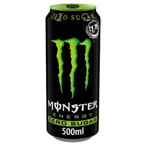 Monster Energy Drink Zero Sugar 12 x 500ml cans (price-marked £1.75 each)