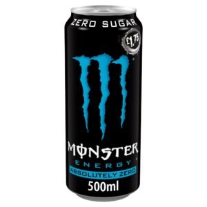 Monster Energy Drink Absolutely Zero Sugar 12 x 500ml cans (price-marked £1.75 each)