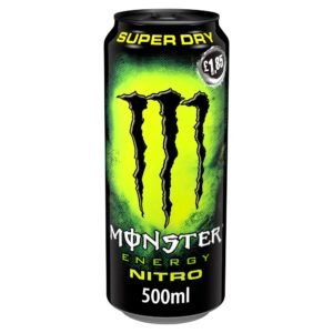 Monster Energy Drink Nitro Super Dry 12 x 500ml cans (price-marked £1.85 each)