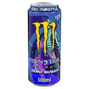 Monster Energy Drink Full Throttle Zero Sugar 12 x 500ml cans (price-marked £1.75 each)