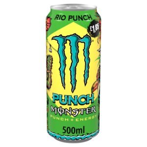 Monster Energy Drink Rio Punch 12 x 500ml cans (price-marked £1.85 each)