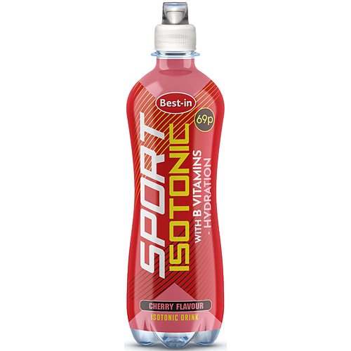 Bestin Isotonic Drink Cherry 12 x 500ml bottles (price-marked £0.69 each)