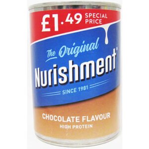 Nurishment Chocolate 12 x 400g units (price-marked £1.49 each)