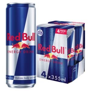 Red Bull Energy Drink 4 x 355ml cans (price-marked £7.25 pack)