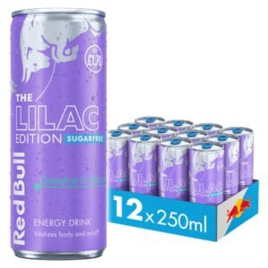 Red Bull Lilac Edition Sugarfree Grapefruit & Blossom Energy Drink 12 x 250ml cans (price-marked £1.70 each)