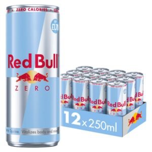 Red Bull Zero Energy Drink 12 x 250ml cans (price-marked £1.70 each)