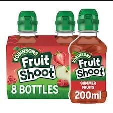 Fruit Shoot Summer Fruits Kids Juice Drink 8x200ml | UK Seller