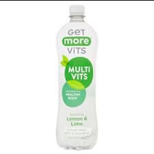 Get More Multivitamins Sparkling Water Lemon & Lime Drink 1 Litre | UK Seller