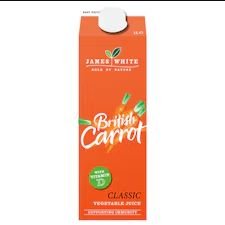 James White British Carrot Juice 1 Litre | UK Seller
