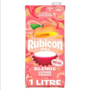 Rubicon Still Blends Lychee & Peach Juice Drink 1L | UK Seller