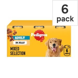 Pedigree Adult Wet Dog Food Tins Mixed in Jelly 6 x 400g | UK Seller product pack