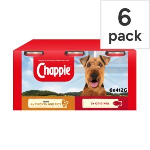 Chappie Adult Wet Dog Food Tins Favourites in Loaf 6 x 412g | UK Seller product pack