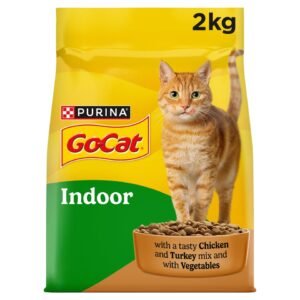 GO-CAT Indoor Chicken Dry Cat Food 2kg | UK Seller product pack