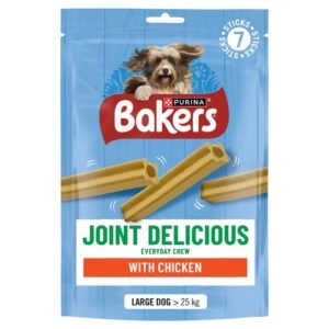 BAKERS Joint Delicious Large Chicken Dog Chews 240g | UK Seller product pack