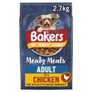 Bakers Meaty Meals Adult Dry Dog Food Chicken 2.7kg | UK Seller product pack
