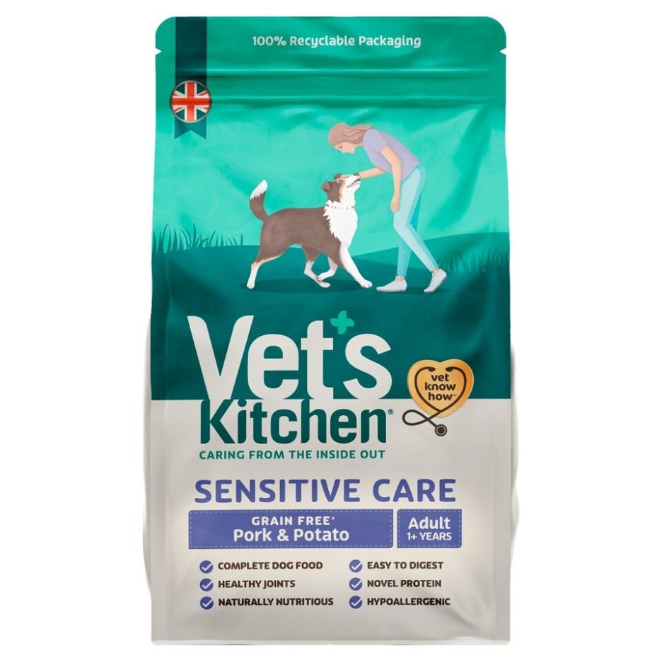 Vet's Kitchen Pork & Potato Dry Dog Food 2.2Kg | UK Seller product pack