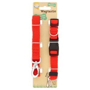 Wagtastic Dog Collar & Lead | UK Seller product pack