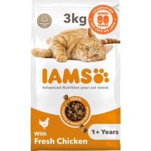 Iams Cat Food Adult Chicken 3Kg | UK Seller product pack