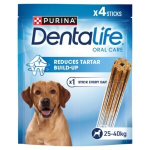 DENTALIFE Large Dental Chicken Dog Chews 4 Sticks | UK Seller product pack