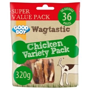 Good Boy Wagtastic Dog Treats Chicken Variety 320g | UK Seller product pack