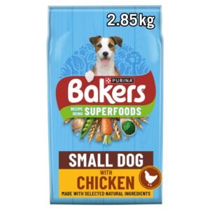 BAKERS Small Dog Chicken Dry Dog Food 2.85kg | UK Seller product pack