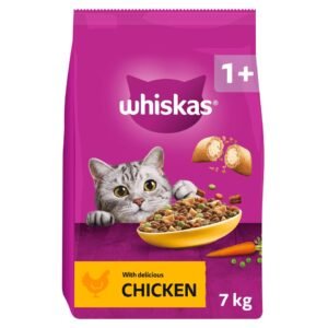 WHISKAS 1+ Complete Dry Cat Food with Chicken 7kg | UK Seller product pack