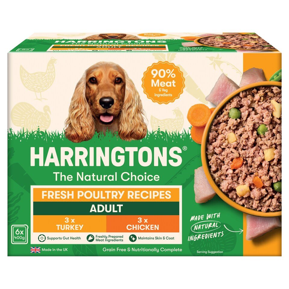 Harringtons Poultry Selection Box Dog Food 6X400g | UK Seller product pack
