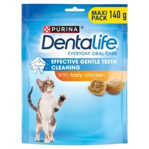 DENTALIFE Dental Chicken Cat Treats 140g | UK Seller product pack