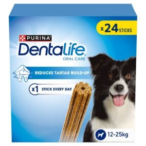 DENTALIFE Medium Dental Chicken Dog Chews 24 Sticks | UK Seller product pack