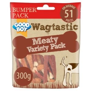 Good Boy Wagtastic Dog Treats Meaty Variety 300g | UK Seller product pack