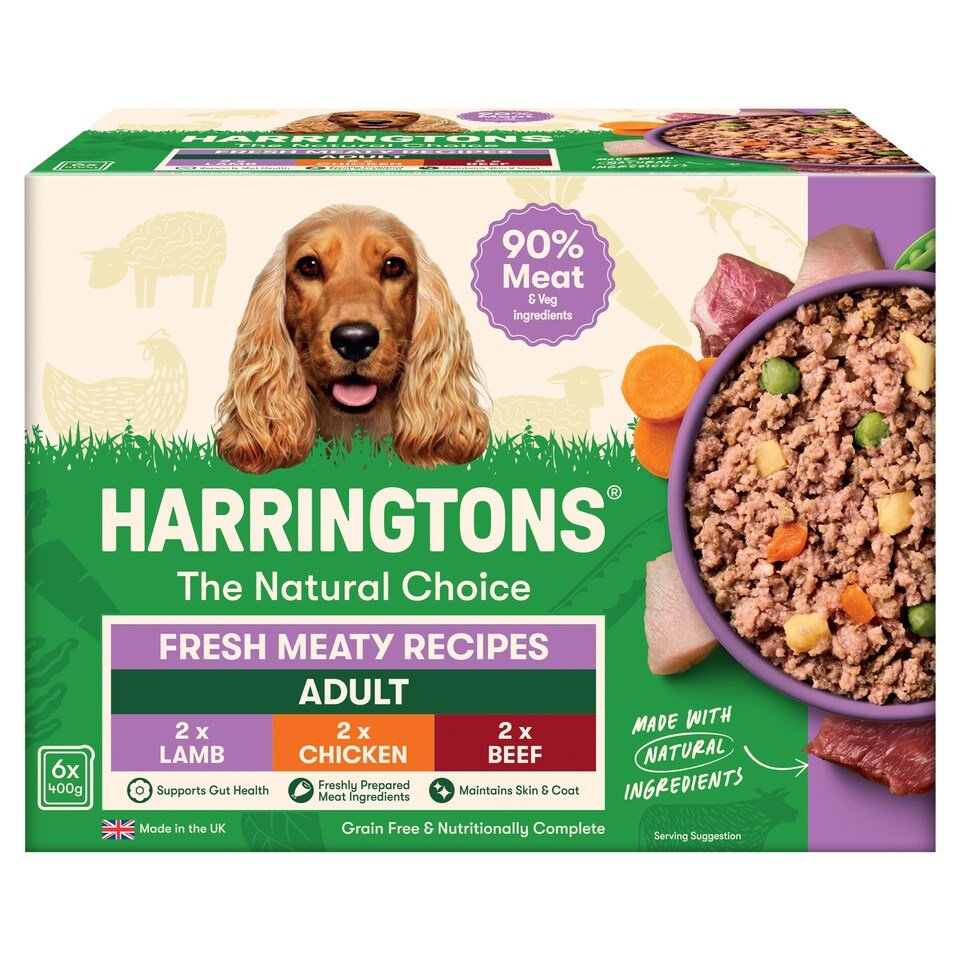 Harringtons Meaty Selection Box 6X400g | UK Seller product pack