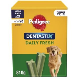 Pedigree Dentastix Fresh Large Dog Treats 21 Dental Sticks | UK Seller product pack