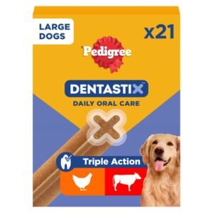 Pedigree Dentastix Daily Large Dog Treats 21 Dental Sticks | UK Seller product pack