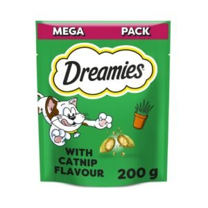Dreamies Cat Treat Biscuits with Catnip Mega Pack 200g | UK Seller product pack