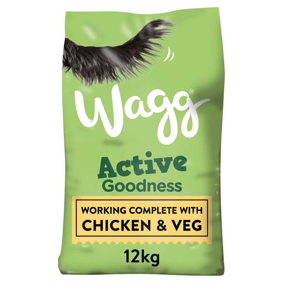 Wagg Active Goodness Chicken Dog Food 12Kg | UK Seller product pack