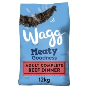 Wagg Meaty Goodness Adult Complete Beef Dinner 12kg | UK Seller product pack