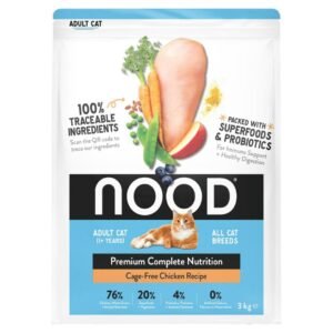 Nood Cat Premium Cage Free Chicken 3Kg | UK Seller product pack